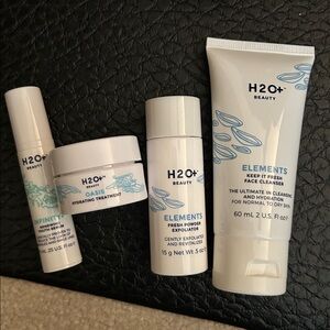 H2O skincare travel kit